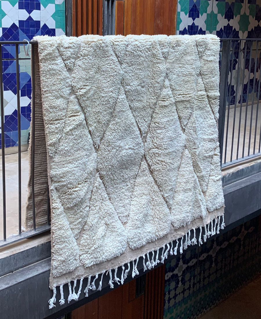 Tapis berbère Beni Ouarain Creusé