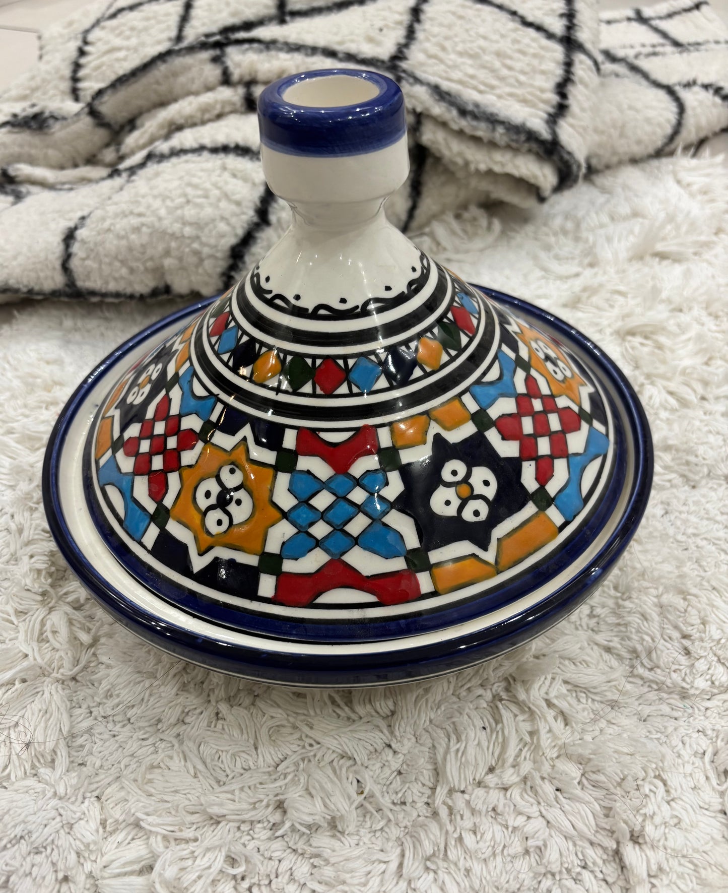 Tajine motifs colorés "Tinghir"